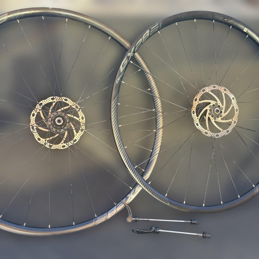 GIANT GX28完組ホイールセット ディスクブレーキ対応 9速