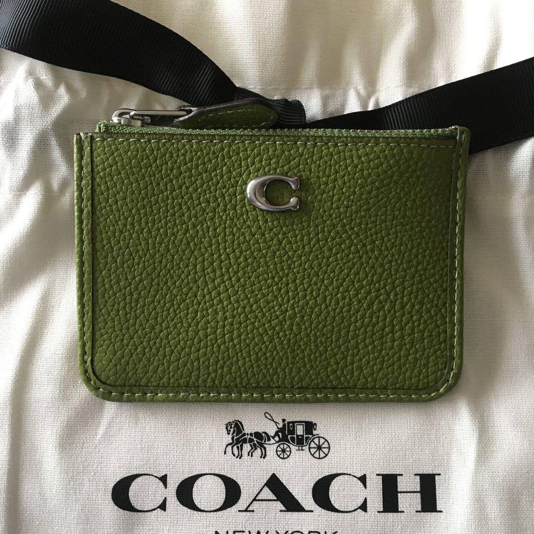 新品　コーチ COACH 定価15,400円 レザー スキニー ID 財布