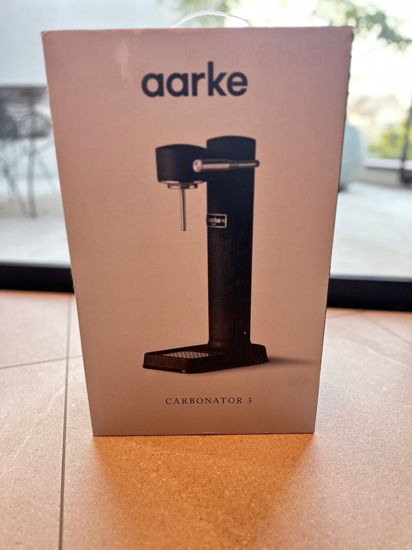 【新品未使用】Aarke Carbonator 3 炭酸水メーカー（ブラック）