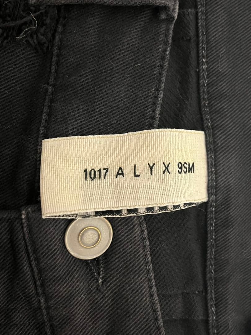 1017 ALYX 9sm×blackmeans クラッシュデニムパンツ
