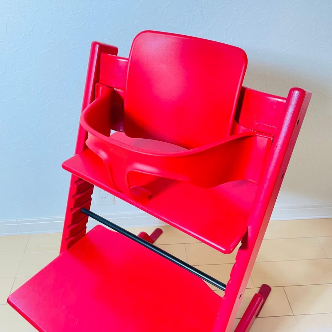 STOKKE TRIPP TRAPP ハイチェア レッド シリアル4