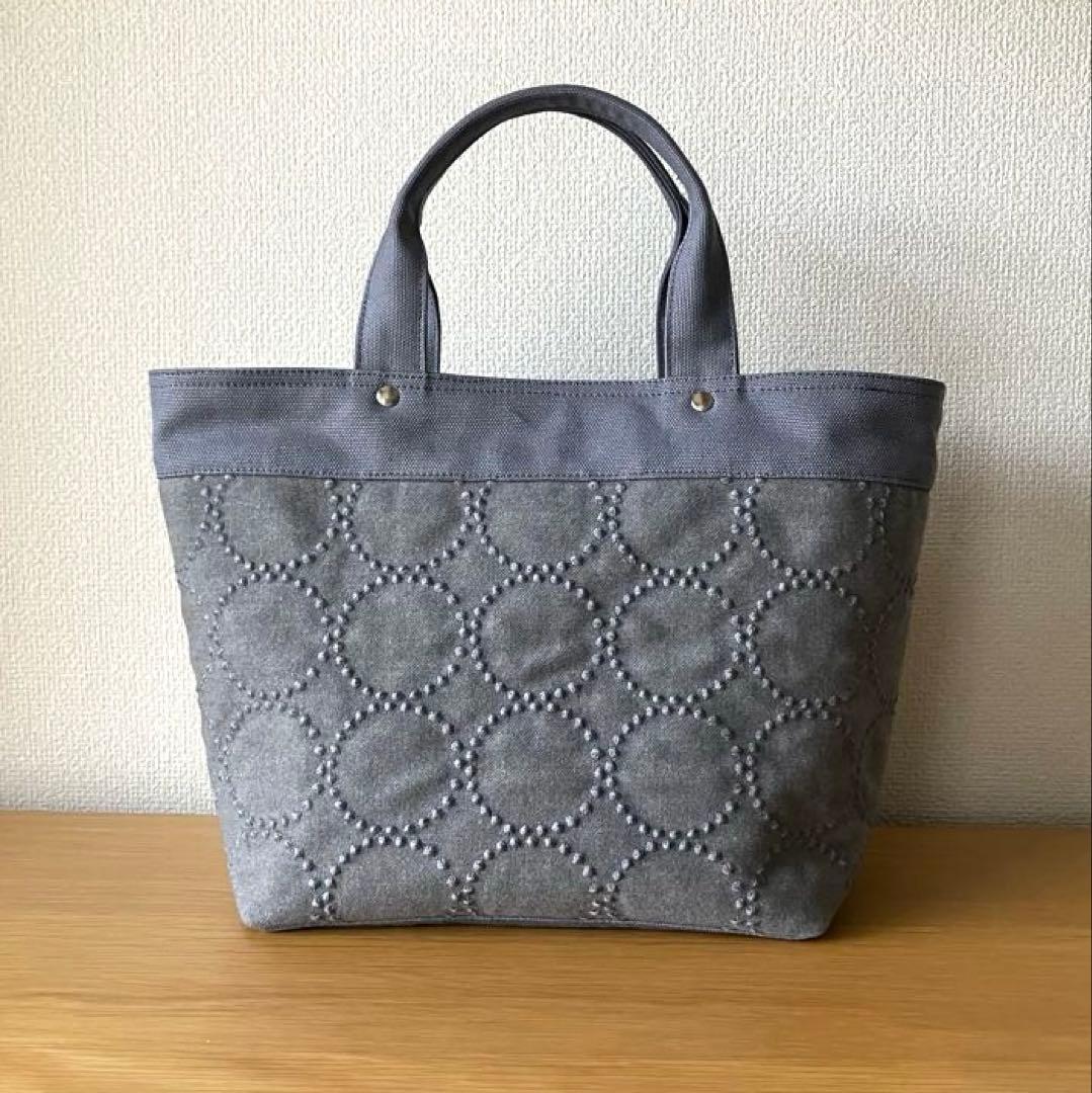 トートバッグ　dopタンバリン グレー