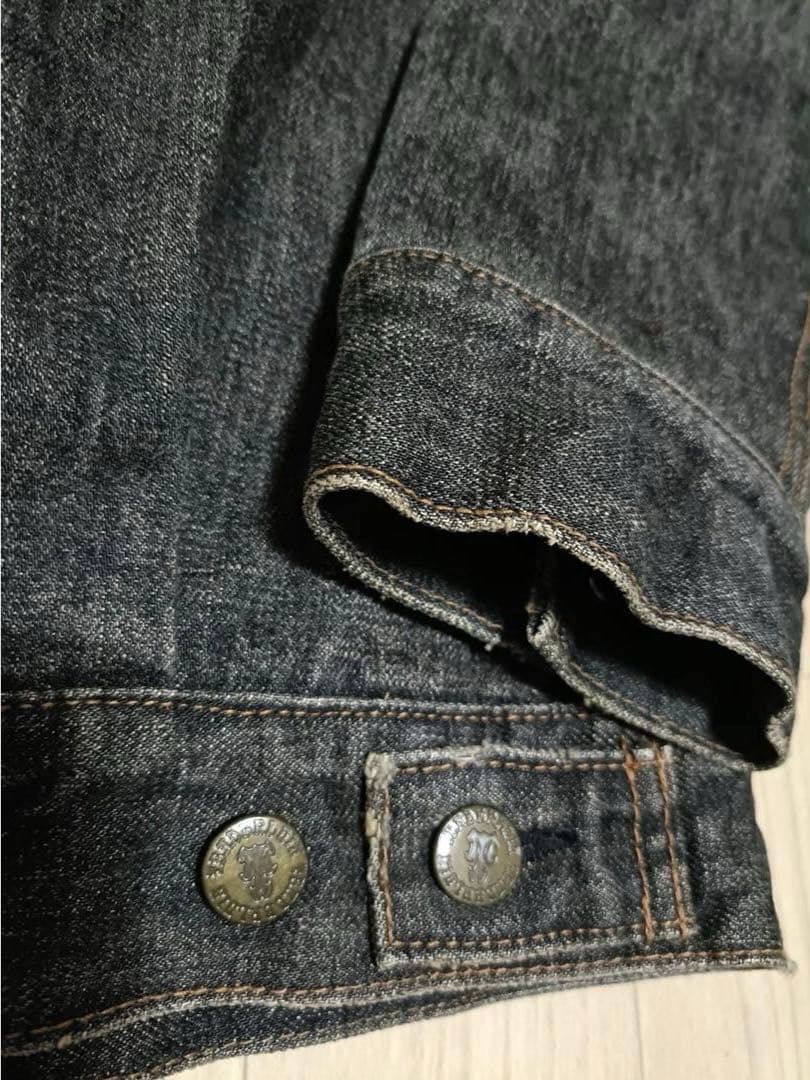 【M】初期TENDERLOIN デニム JK-T-2ND_裏ブランケット_黒