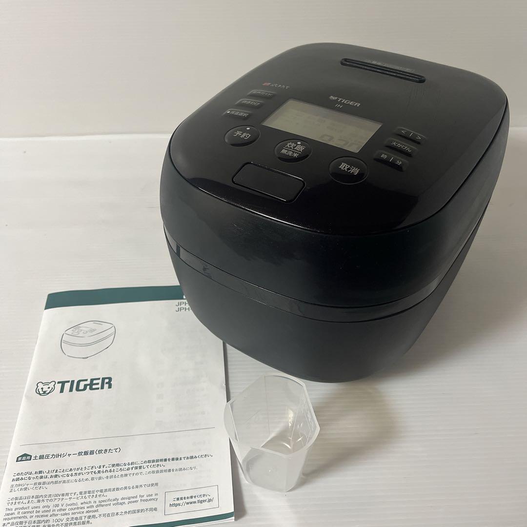 TIGER 炊飯器 5.5合 ご泡火炊き マットブラックJPH-J10NKM