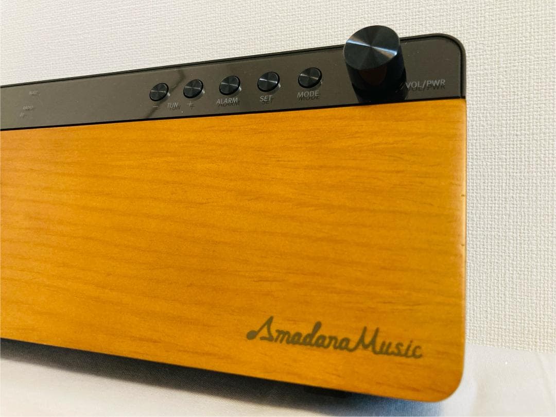【極美品】Amadana UVZZ-10065 ワイヤレス スピーカーFMラジオ