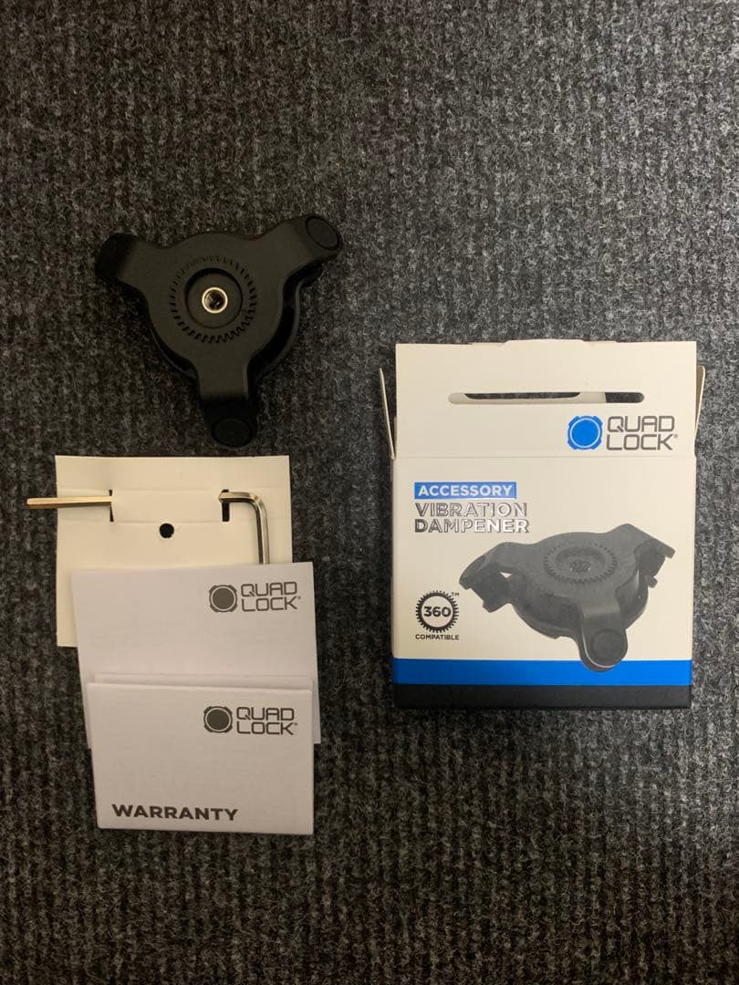 【未使用品】Quad Lock Stem Mount、DAMPENER、アダプタ