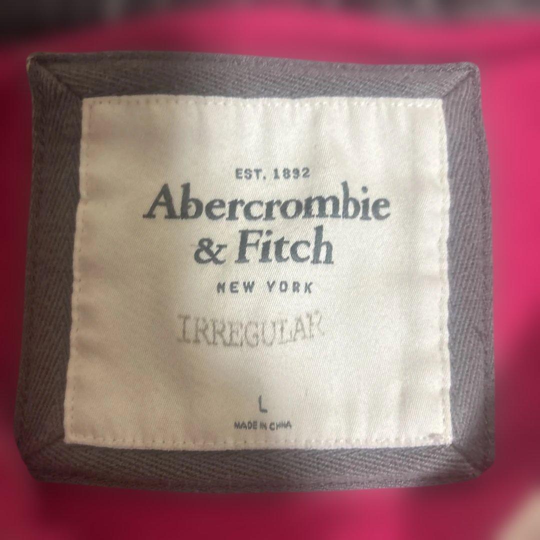 一点物レアAbercrombie & Fitch アバクロジップパーカー ピンク