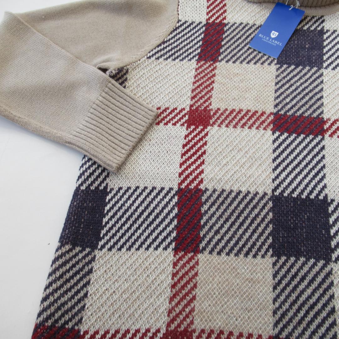 ブルーレーベルクレストブリッジ ベージュ ジャカードドレス / ワンピース 38