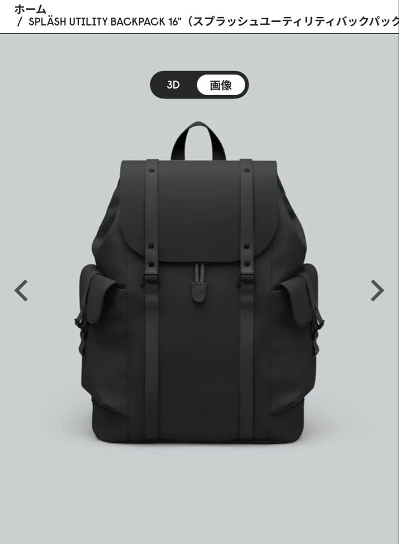GASTON LUGA スプラッシュ ユーティリティ バックパック16 ブラック