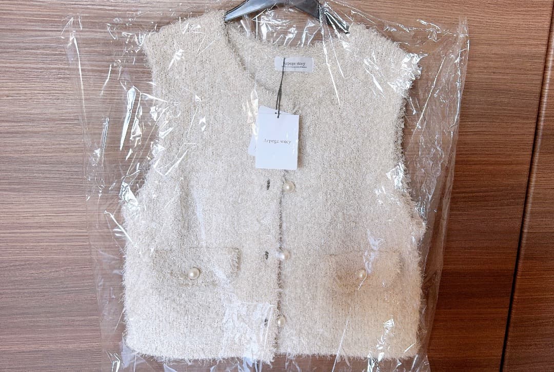 p*0様 【未使用・タグ付き】Arpege story ツイーディーベスト