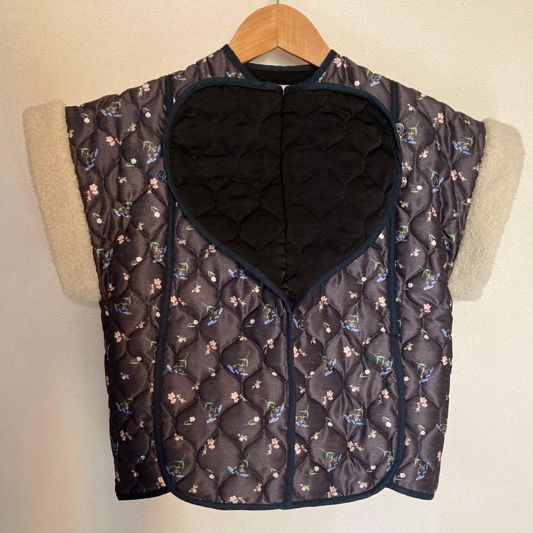 DECO depuis 1985◇FLOWER QUILT VEST