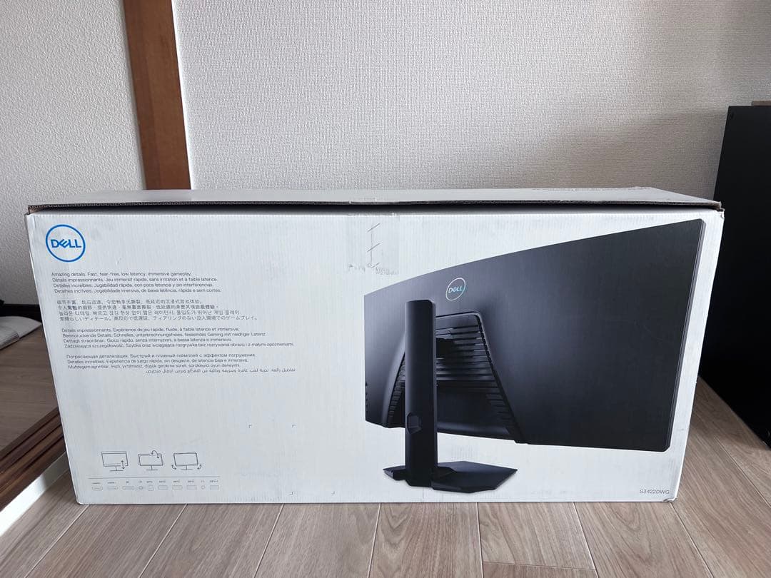 Dell S3422DWG 34インチ 曲面 ウルトラワイドモニター