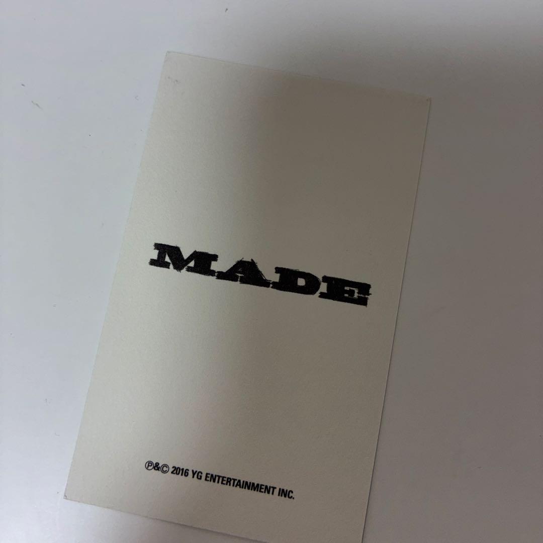 Bigbang GD ジヨンG-DRAGON MADE特典トレカ