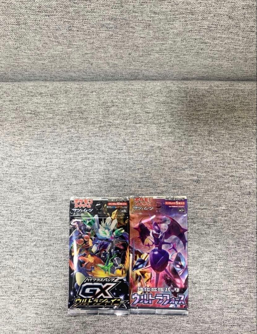 ポケモンカードGXウルトラシャイニウルトラフォース未開封パック《ポケカ》2パック