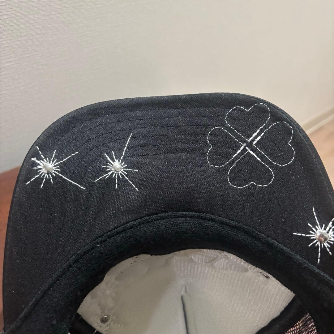 Imozonsavingclothing キャップ クローバー刺繍