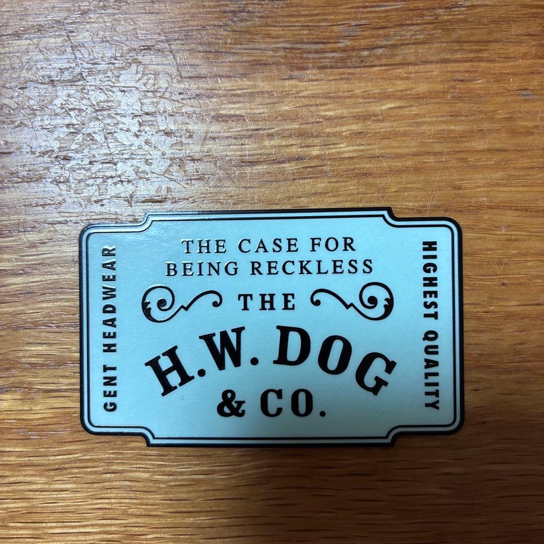 【新品未使用！】H.W.DOG&CO. BERET BLACK 品番D00022