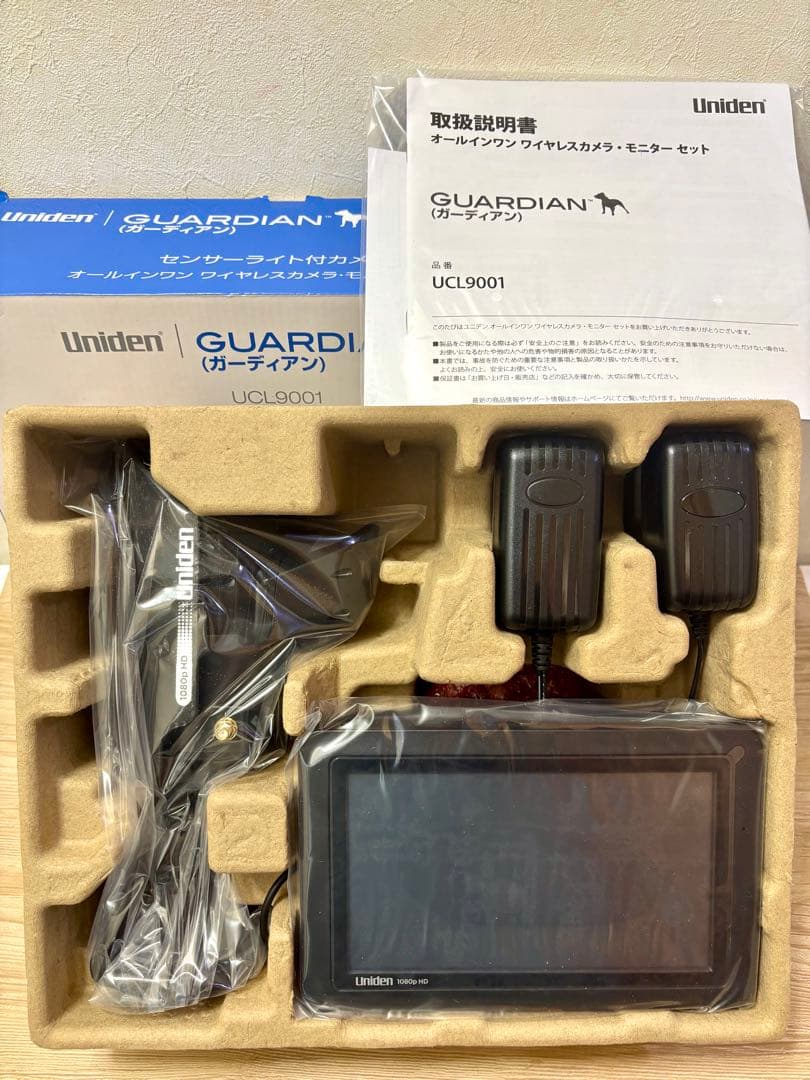 ユニデン センサーライト付ワイヤレス カメラセット ガーディアン UCL9001