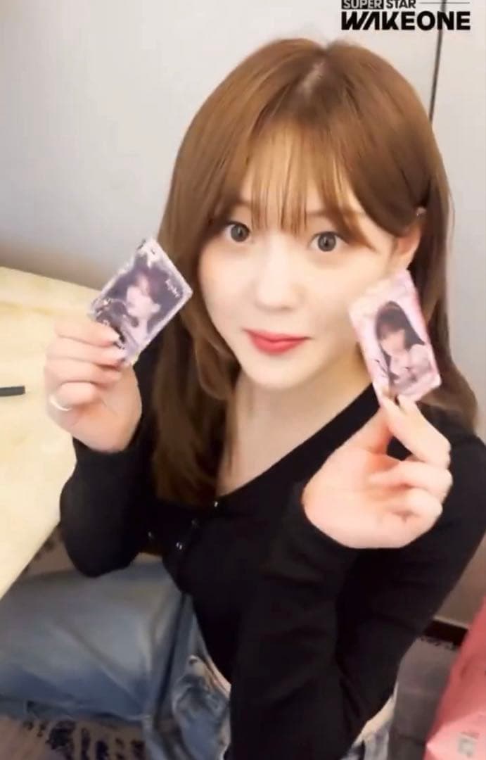 Kep1er チェヒョン　サイン入りトレカ　superstar