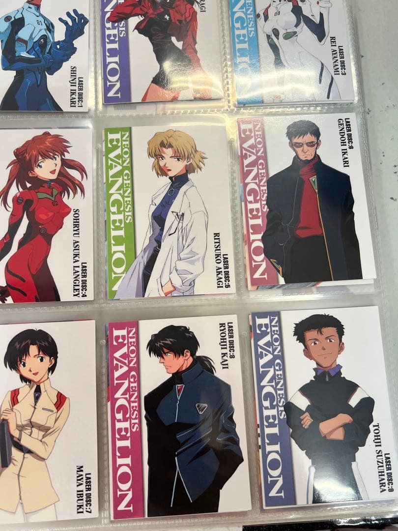 エヴァカードダスマスターズ&天田印刷トレカバインダー付セット