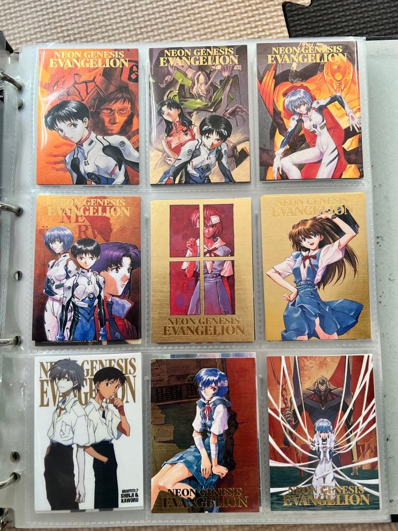 エヴァカードダスマスターズ&天田印刷トレカバインダー付セット