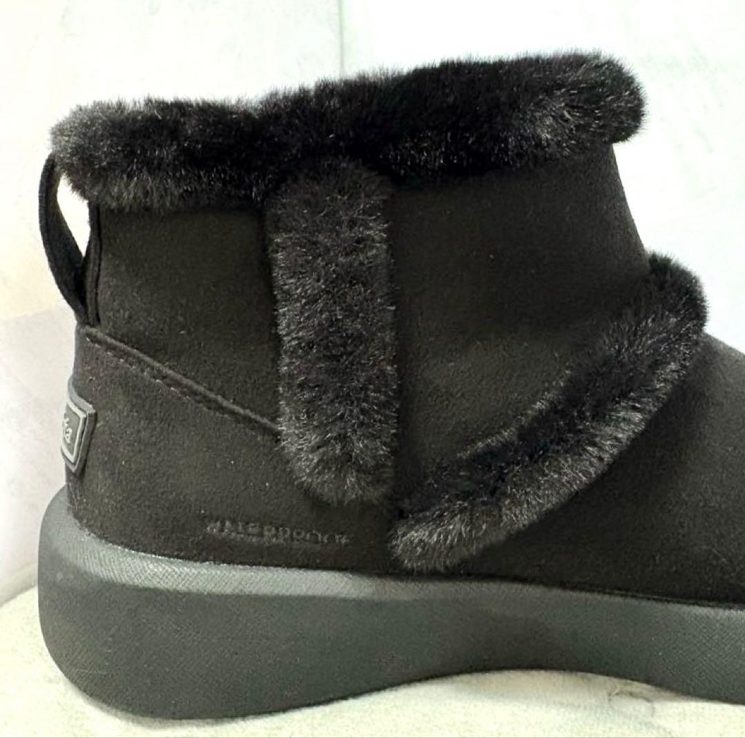 新品コロンビア24防水保温防滑ショートスノーブーツファーオムニヒート黒