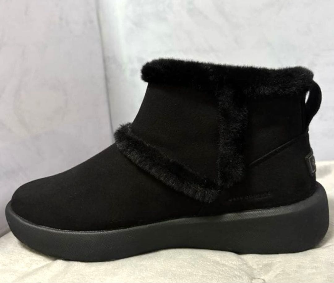 新品コロンビア24防水保温防滑ショートスノーブーツファーオムニヒート黒