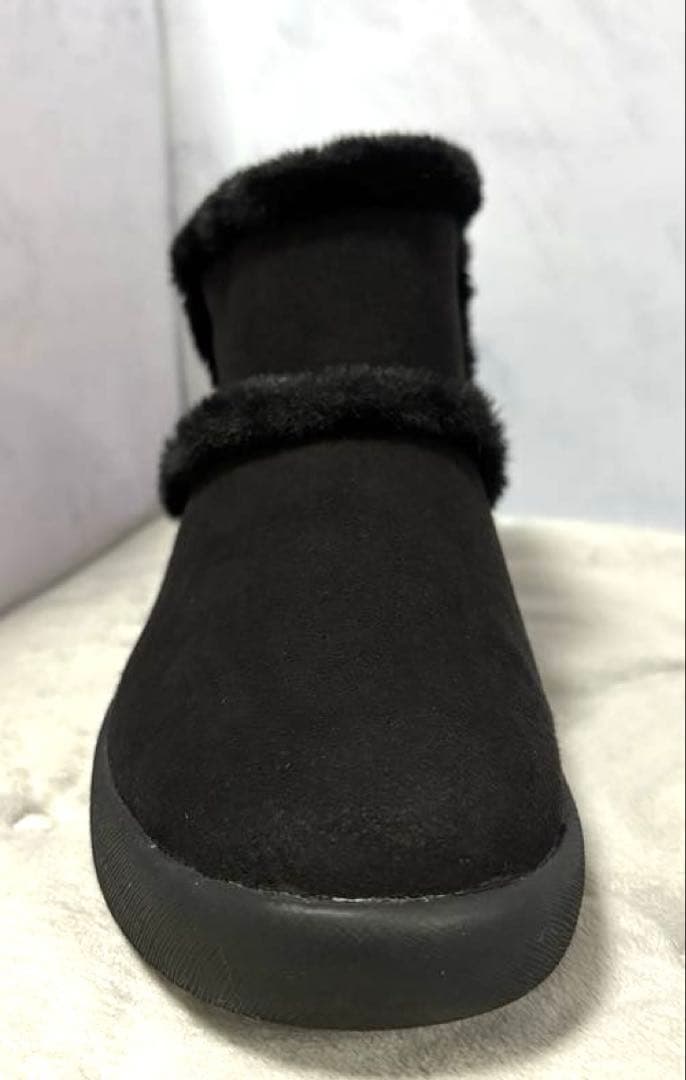 新品コロンビア24防水保温防滑ショートスノーブーツファーオムニヒート黒