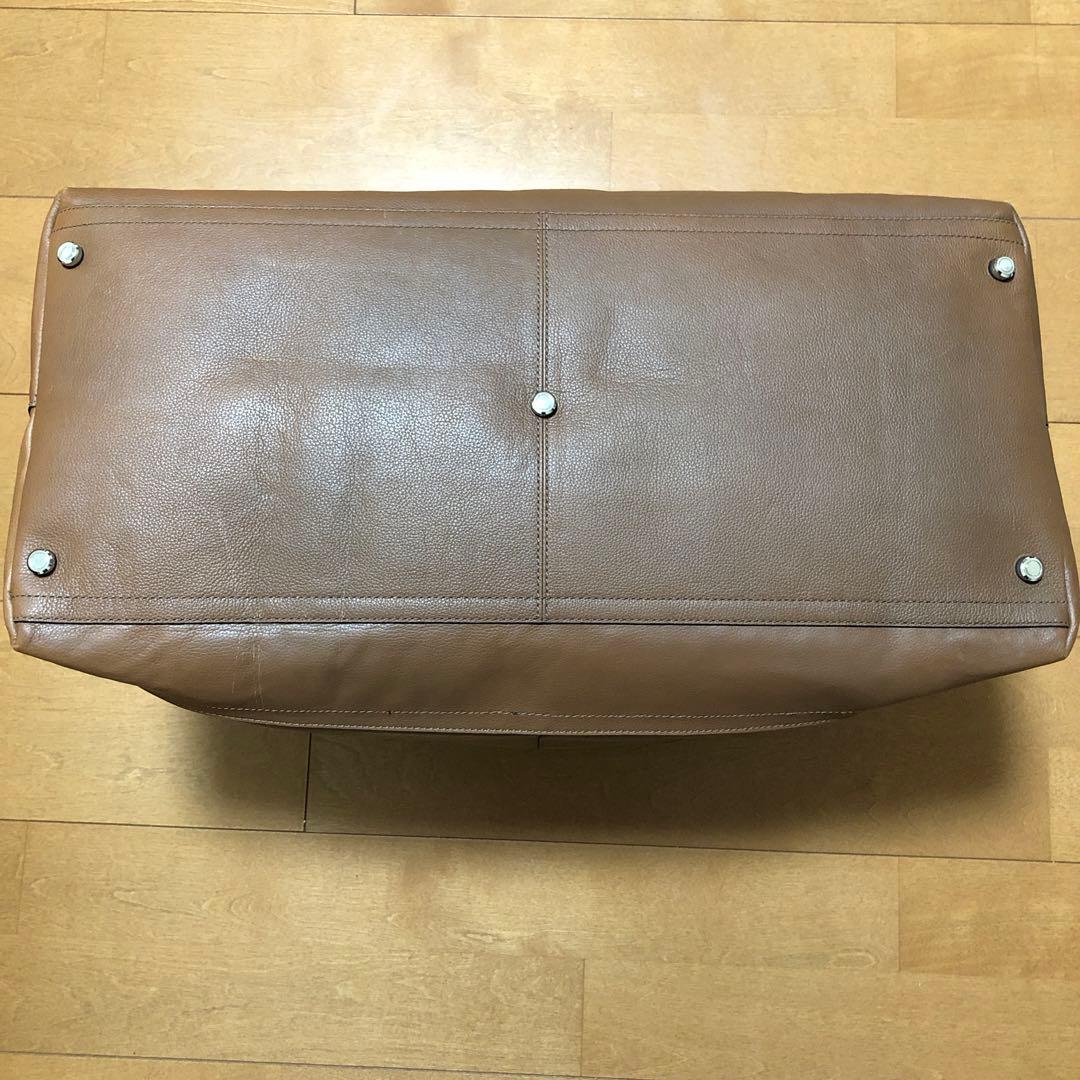 使用回数1回きり オールドコーチ 2wayメンズレザーボストンバッグ ブラウン