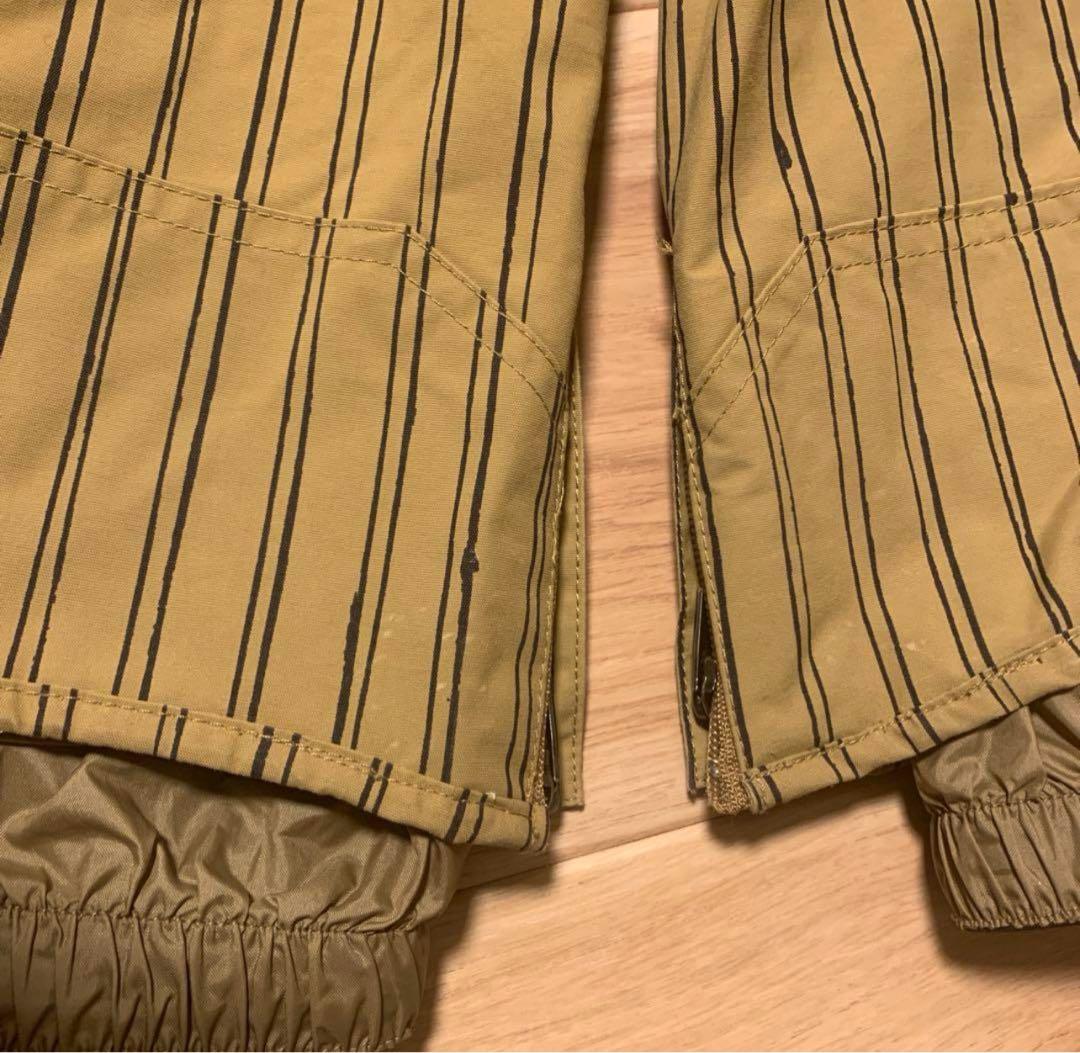 美品　Burton キッズ　スノーボード　ウェア 110 バートン　ストライプ