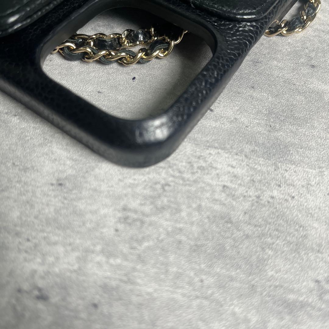 CHANEL シャネル iPhoneケース 15pro チェーン