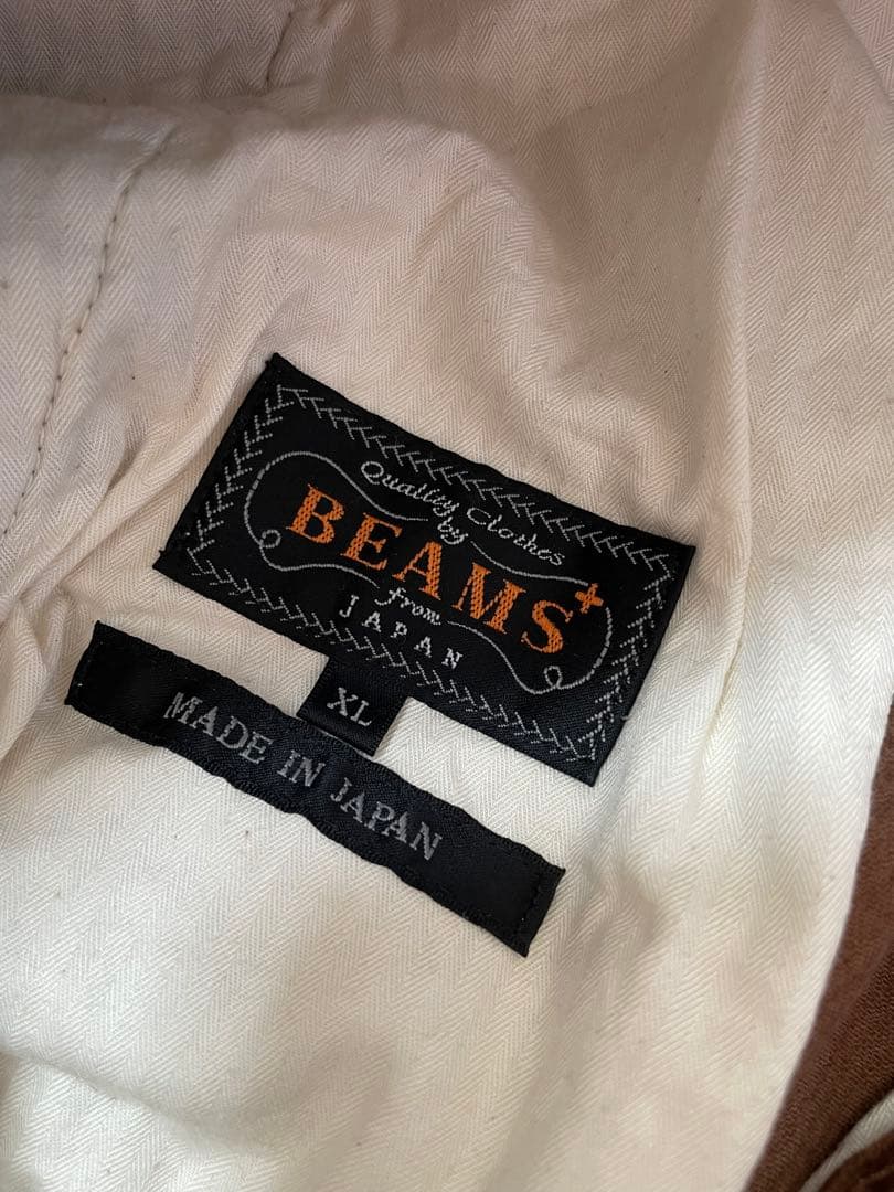 beams 2Pleats Corduroy コーデュロイパンツ　 XL