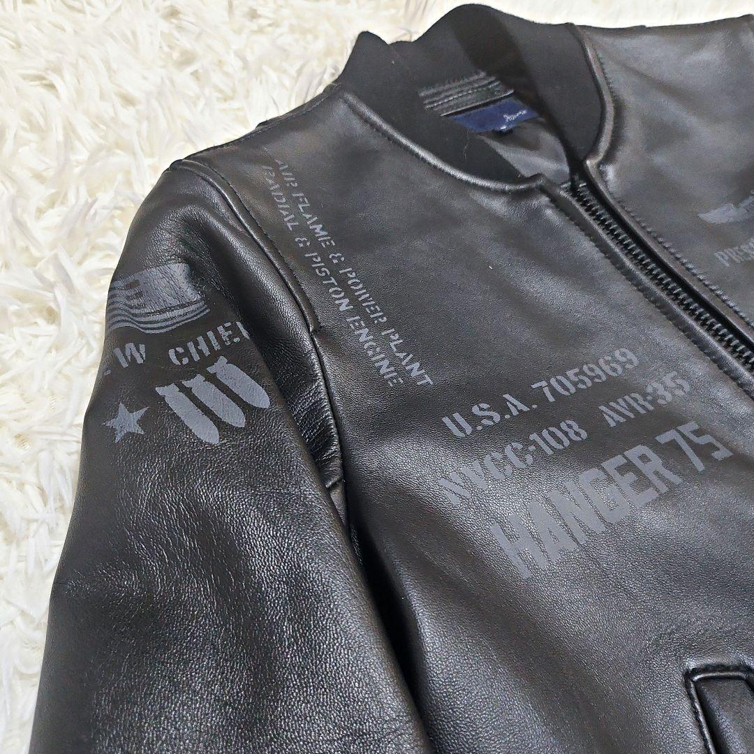 専用 新品タグ付き AVIREX レザージャケット フリーサイズ ライダース