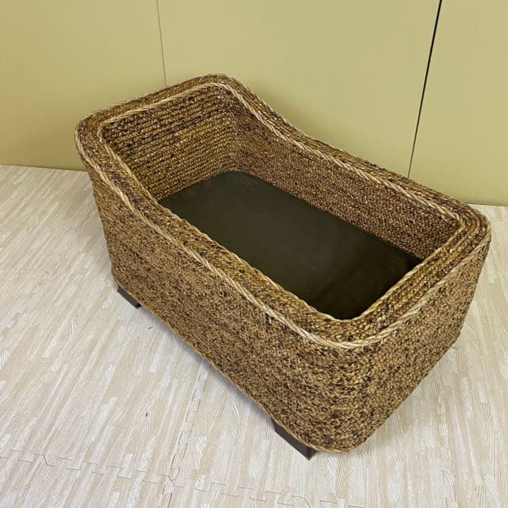 ベビーベッド　マットレス付　高級感　セレブ　重量感　オシャレ　リゾート風