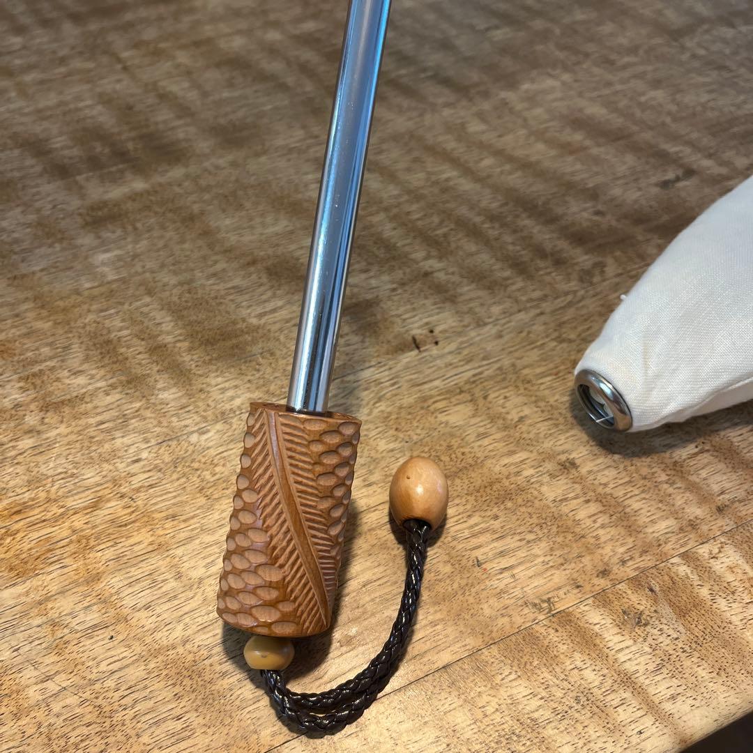 戸塚刺繍作品　紫の花 折りたたみ日傘