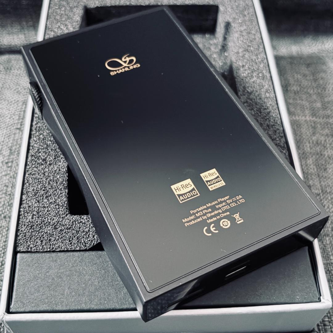 Shanling M3 Plus ブラック+PUレザーケースセット -シャンリン