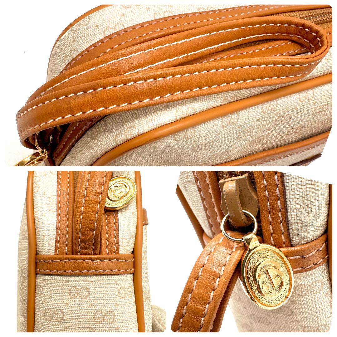 【極美品】GUCCIクラッチバッグ ggスプリーム インターロッキング ベージュ