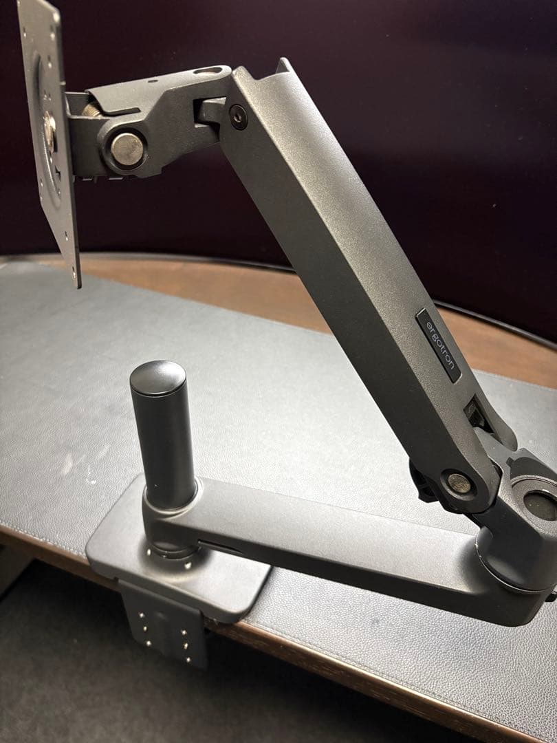 エルゴトロン LX モニターアーム デスクマウント マットブラック