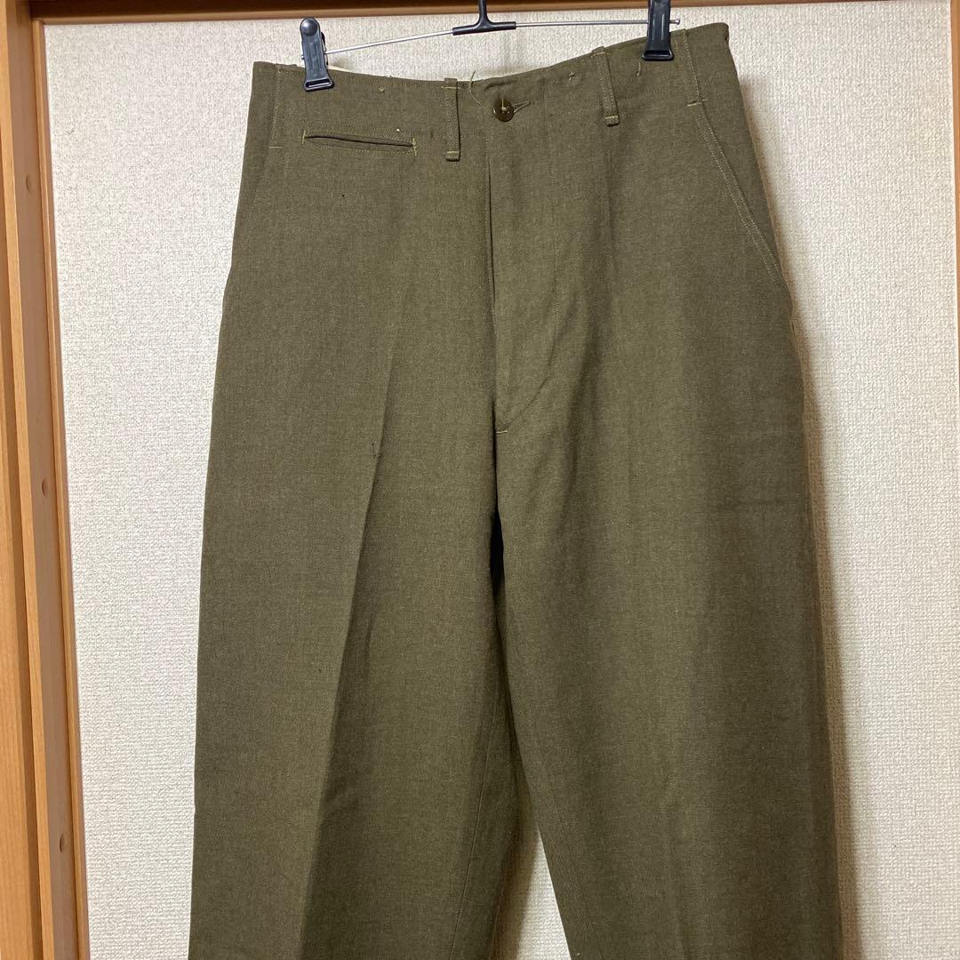 e*n様 40sM-44wooltrousersウールスラックス US ARMY
