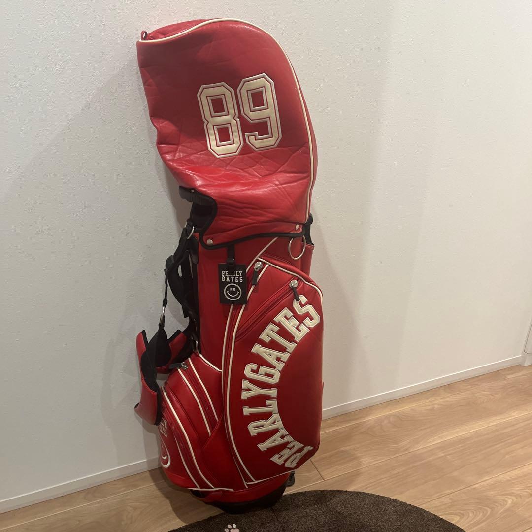 PEARLY GATES キャディバッグ 89 レッド