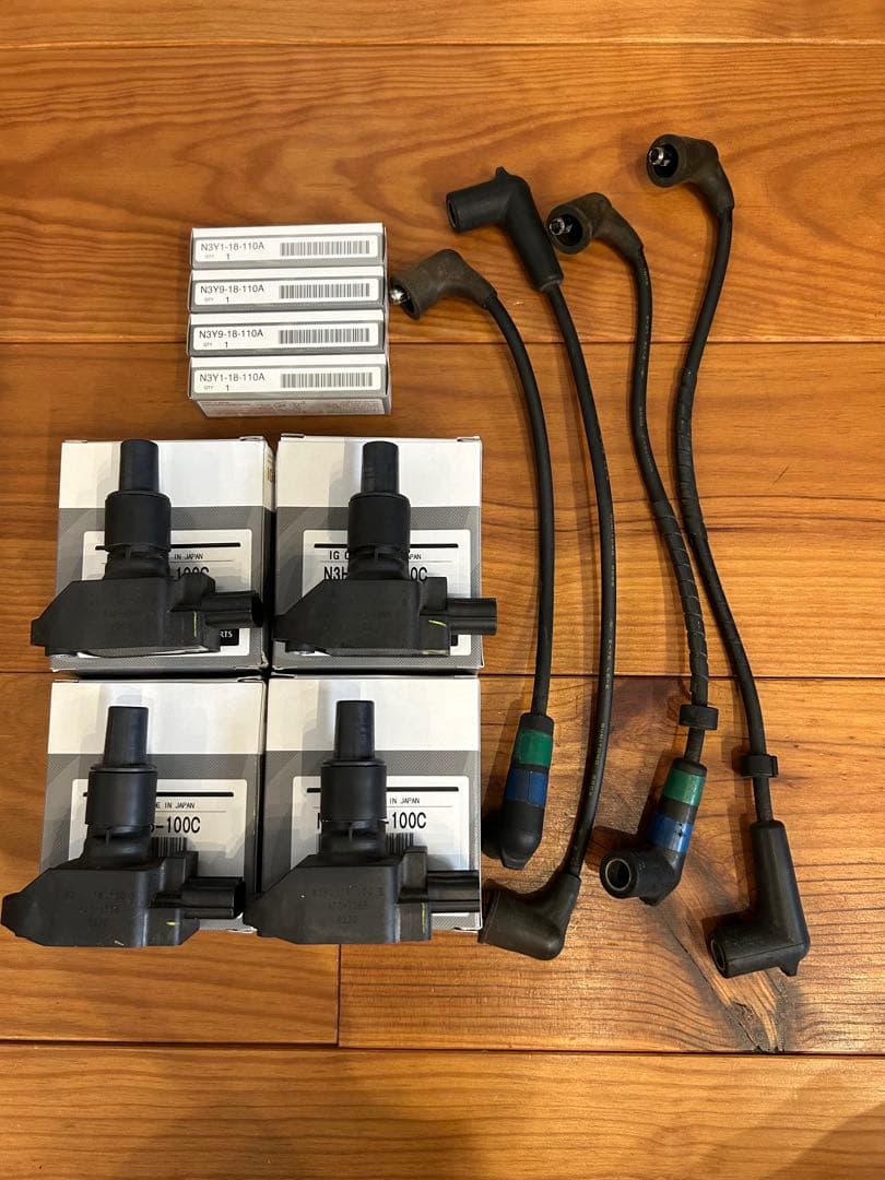 マツダ RX-8 SE3P イグニッションコイル プラグコード プラグ セット