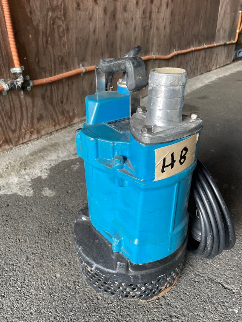 ツルミKTV2-22 ハイスピンポンプ 工事排水用 2.2kw 三相200V