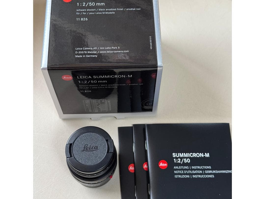 ライカ ズミクロン 50mm F2 第４世代 ブラック【新品同様】