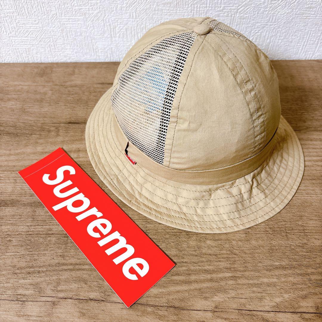 正規品　Supreme バケットハット　ハット　帽子アメリカ製　ベージュ