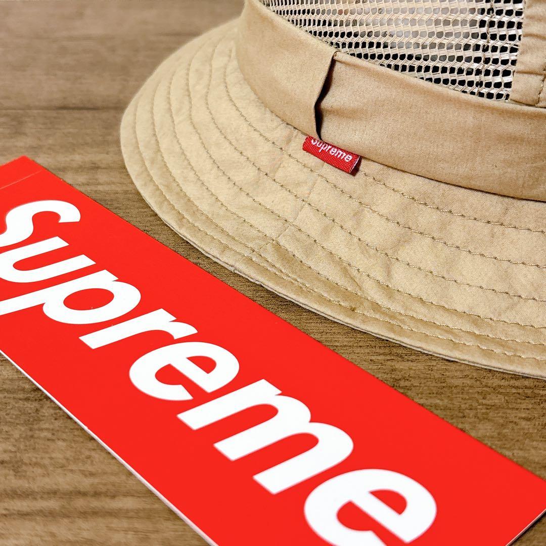 正規品　Supreme バケットハット　ハット　帽子アメリカ製　ベージュ