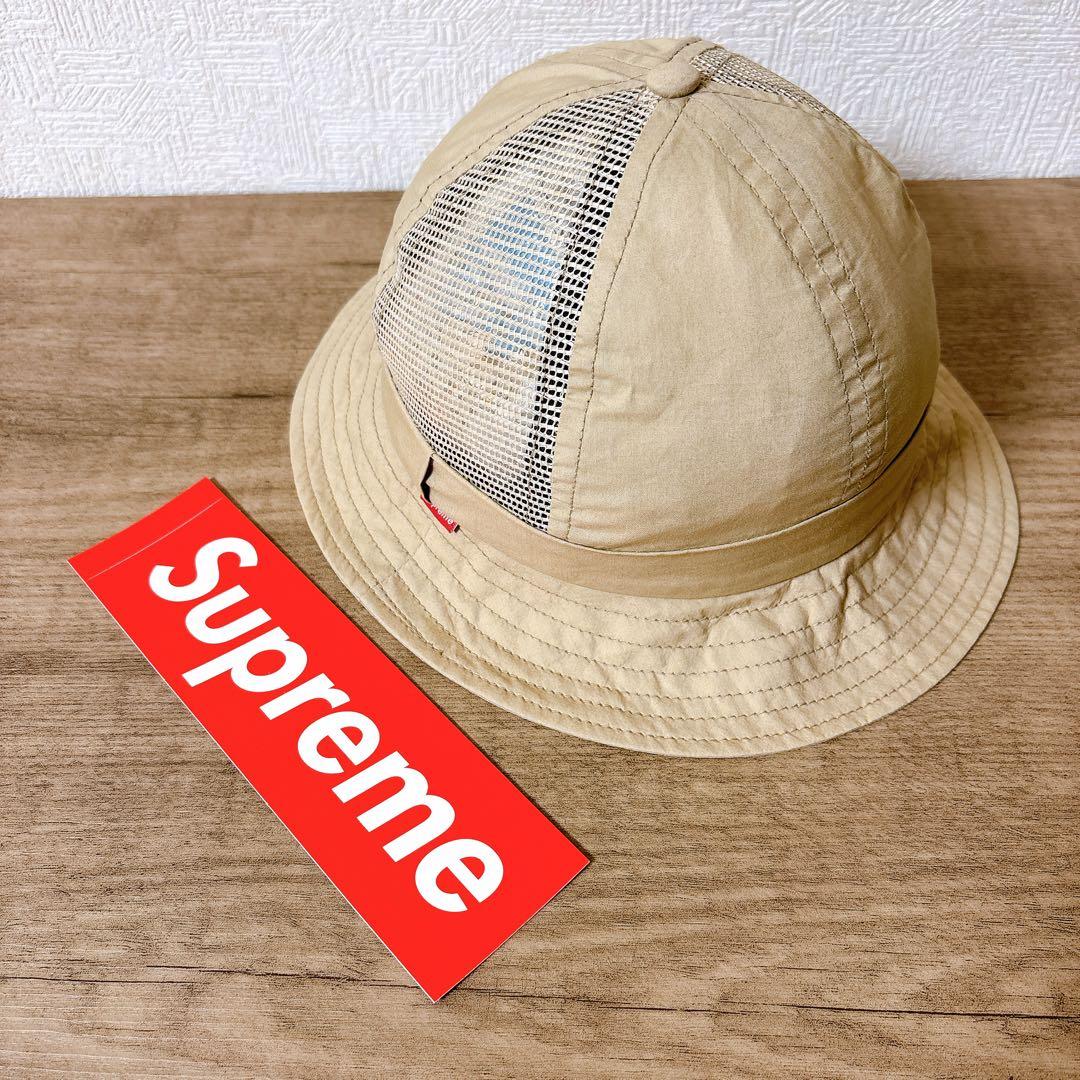 正規品　Supreme バケットハット　ハット　帽子アメリカ製　ベージュ