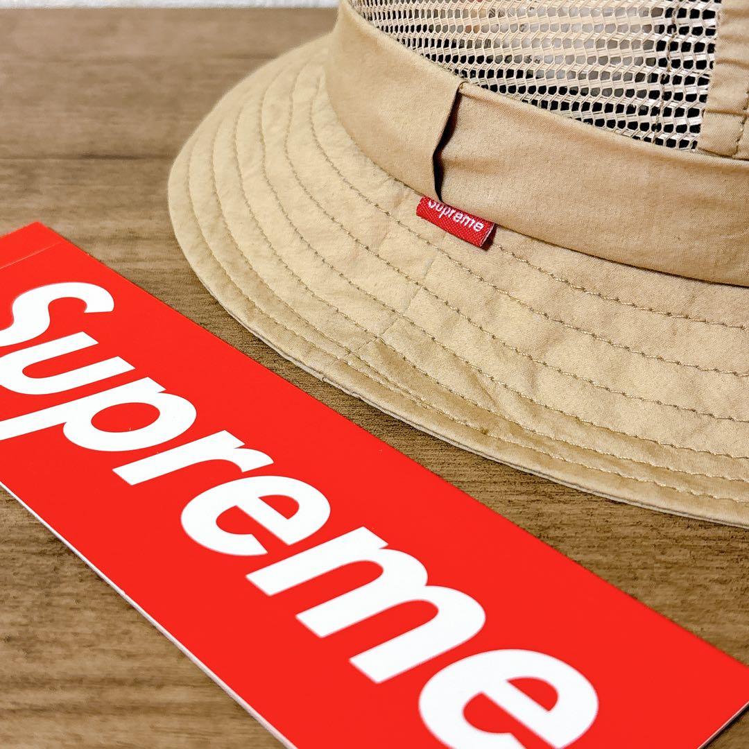 正規品　Supreme バケットハット　ハット　帽子アメリカ製　ベージュ