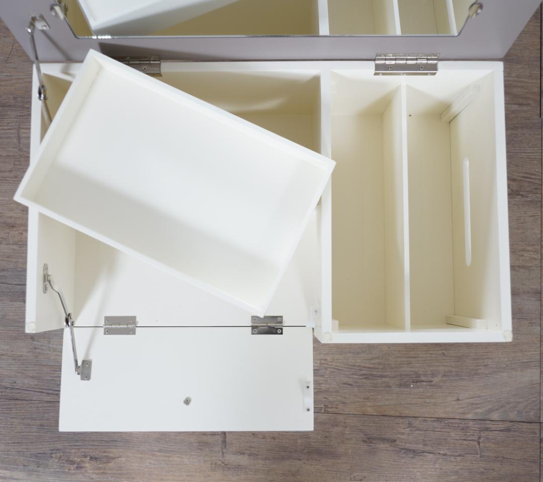 フォロー割【新品】たっぷり収納 コスメワゴン　お洒落 ドレッサー