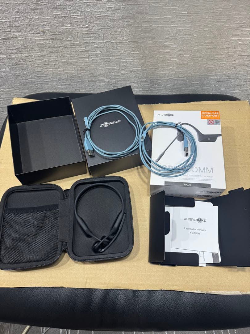 SHOKZ OPENCOMM 骨伝導 マイク付き ヘッドセット ハンズフリー