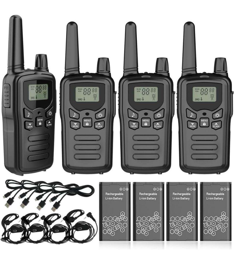 お得‼️トランシーバー 無線機 免許不要 災害・地震 緊急対応 4台セット