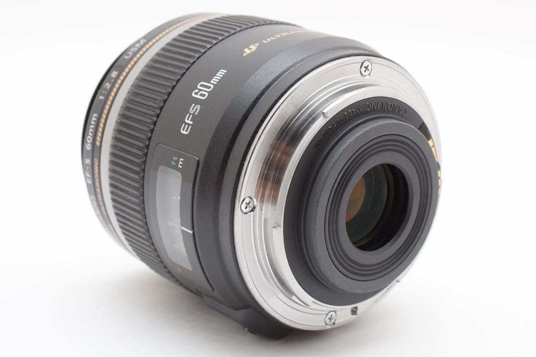【美品】キヤノン Canon EFS60mm f/2.8 マクロ USM